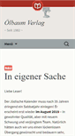 Mobile Screenshot of oelbaum-verlag.de
